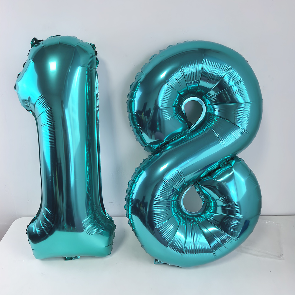Balloon Pump Hand - Globo azul verde azulado de 32