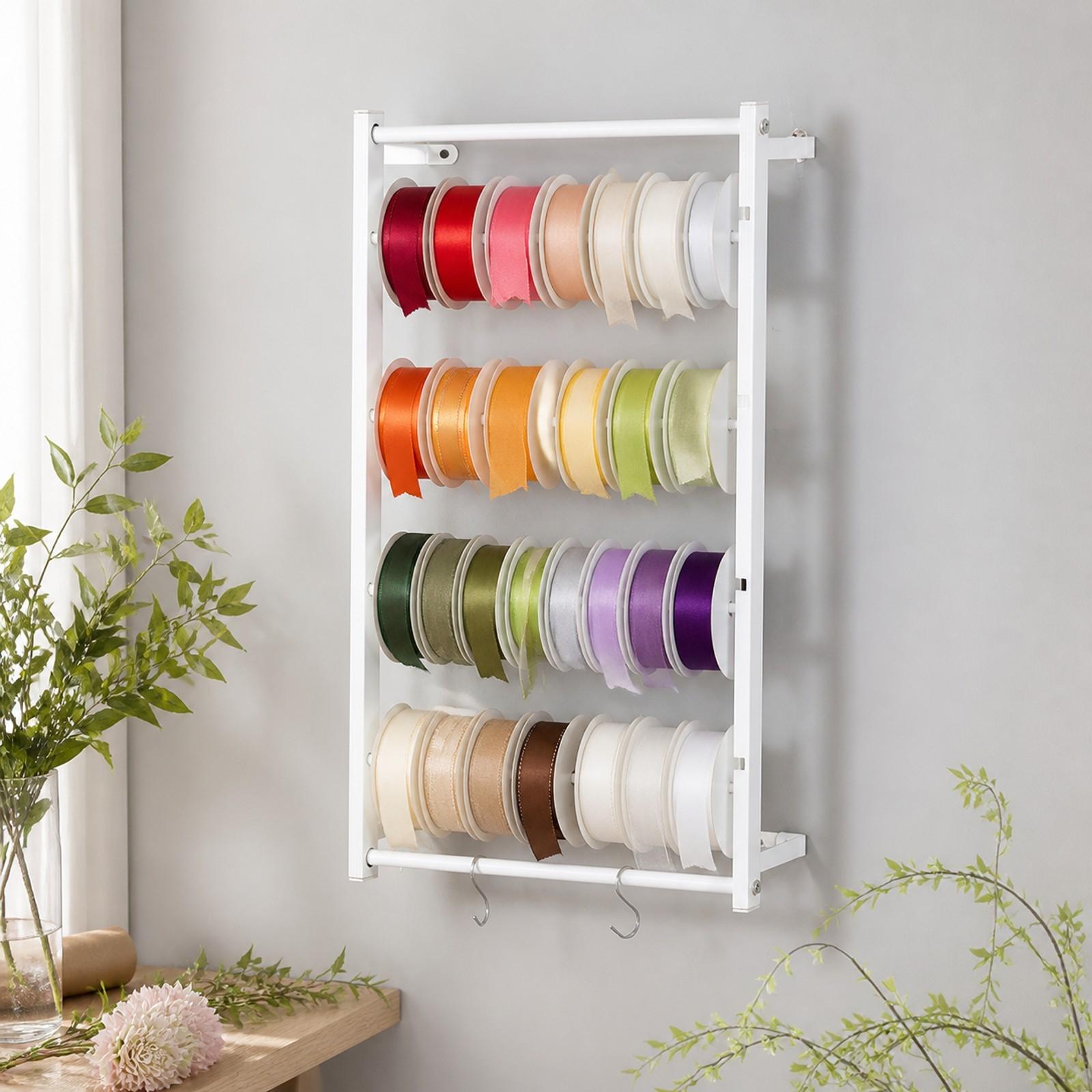 Papercraft Supply Ribbon - Estante de almacenamiento de cintas, estante