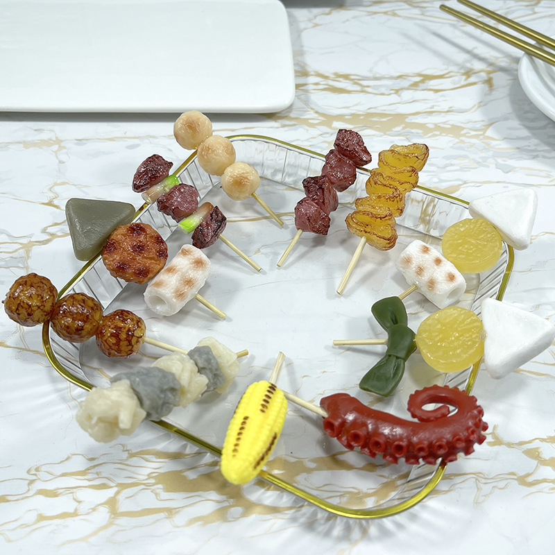 Centerpiece Stick - Nuevo llavero de comida de simulación,