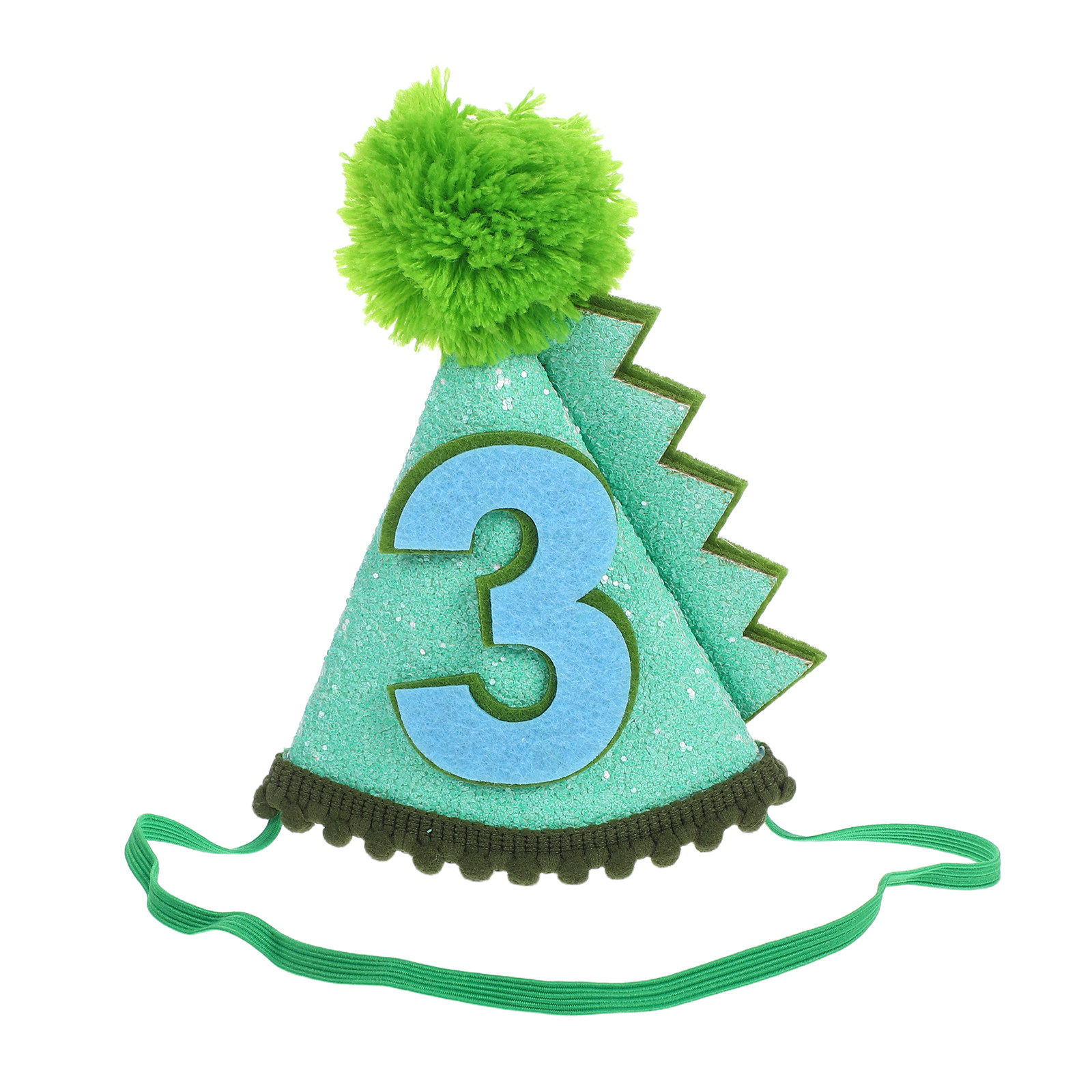 Party Hat Cone - Sombrero de dinosaurio para cumpleaños, con