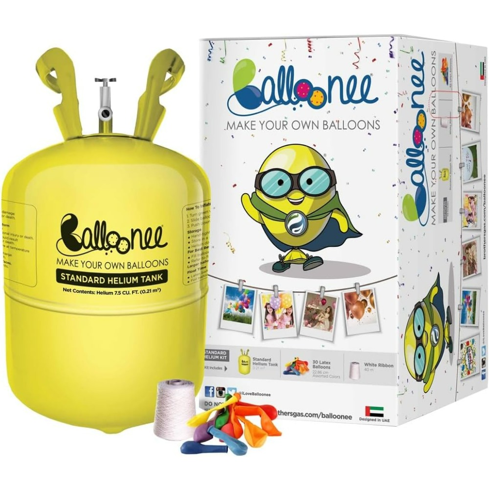 Balloon Pump Hand - Tanque de Helio Desechable Estándar Balloonee