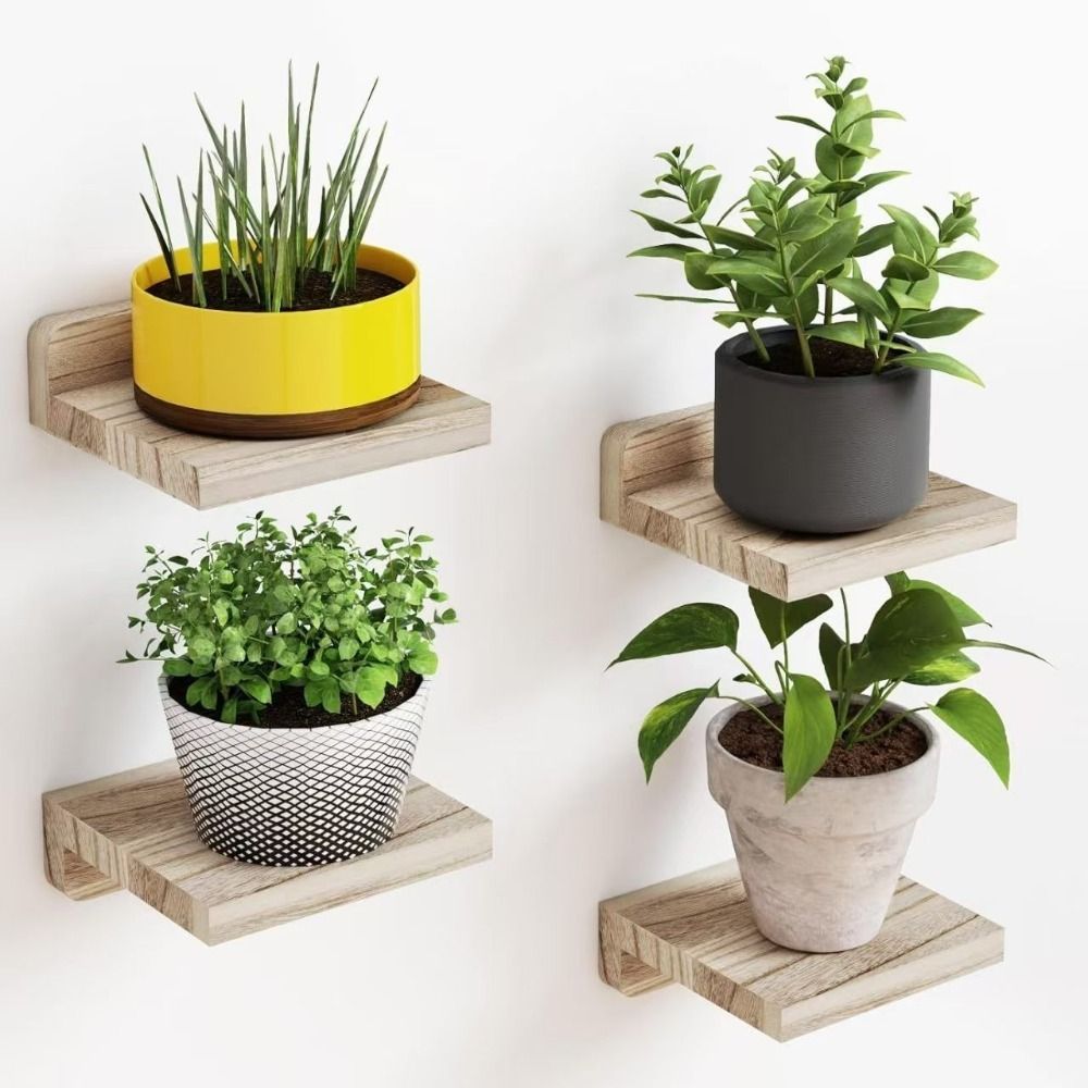 4 Estantes Flotantes Pequeños  - Flower Wall Panel reseña y precio