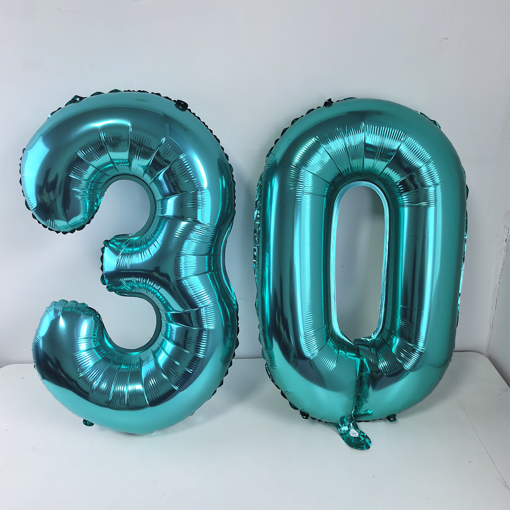 Globo azul verde azulado de 32 - Balloon Pump Hand reseña y precio