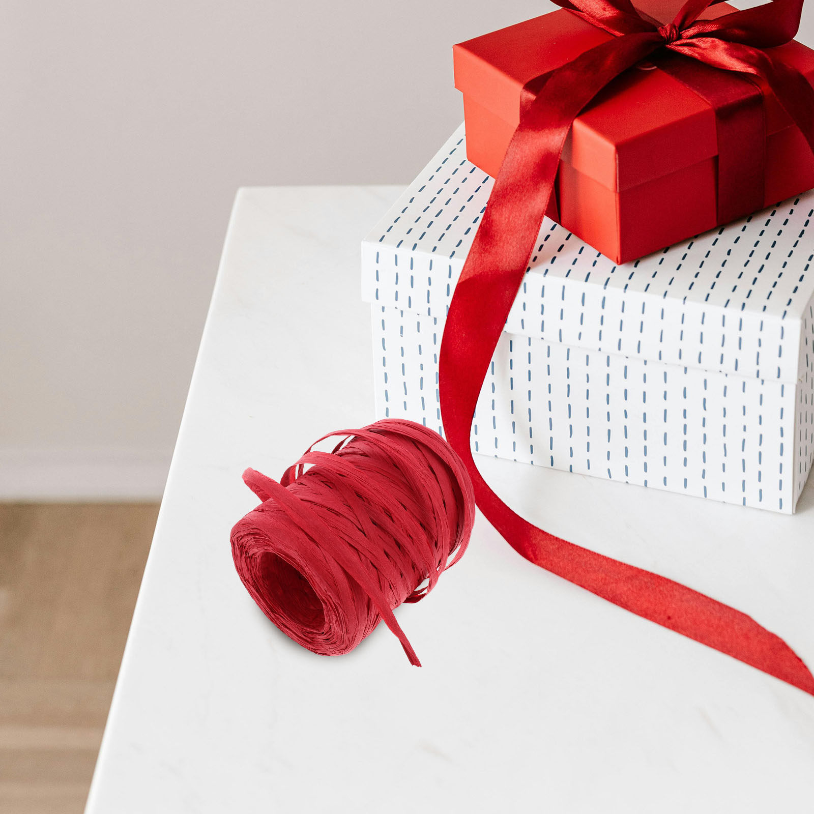 1 rollo de hilo de papel de ra - Papercraft Supply Ribbon reseña y precio