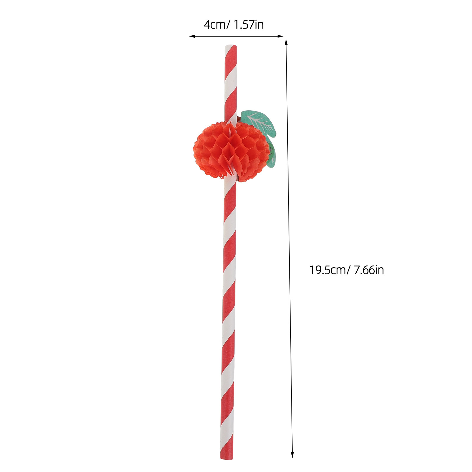 50 pajitas de papel con diseño - Paper Straw Color reseña y precio