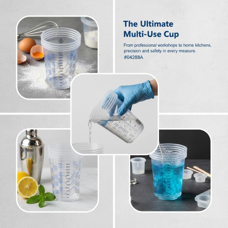 50 Vasos Medidores de Plástico - Plastic Cup 50Pcs reseña y precio