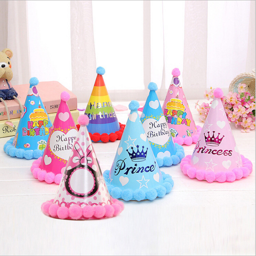 12 gorros de cumpleaños, gorro - Party Hat Cone reseña y precio