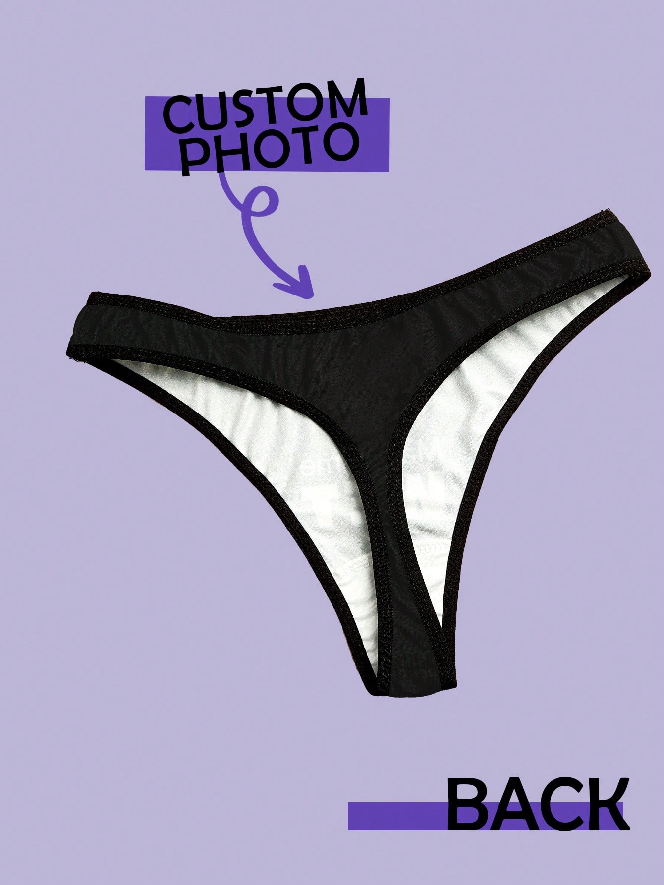 Tanga Personalizada con Foto p - Cotton Candy Cone reseña y precio