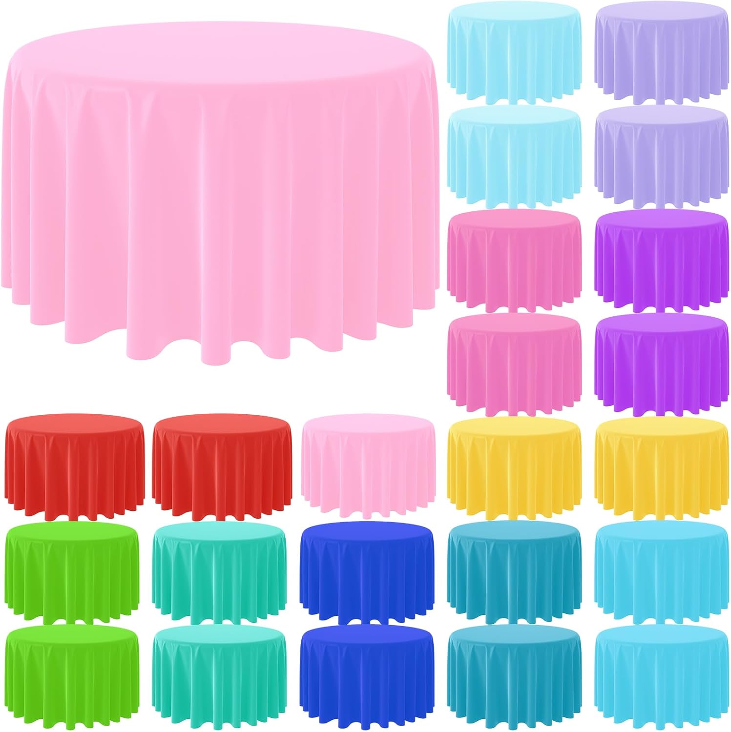 Mantel redondo desechable de C - Table Cloth Disposable reseña y precio
