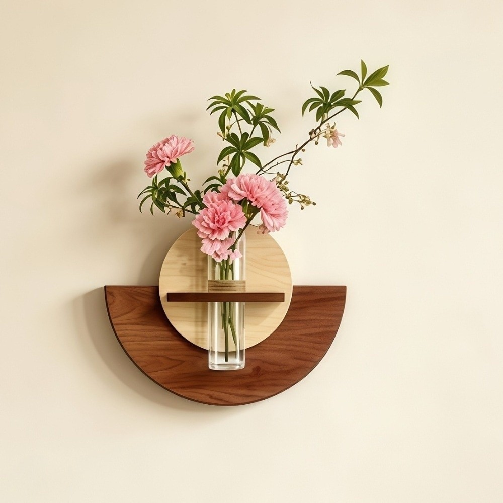Estante de Madera Ovalado para - Flower Wall Panel reseña y precio
